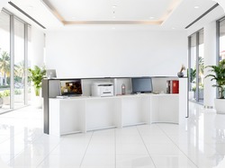 Recepcja z laminatu HPL